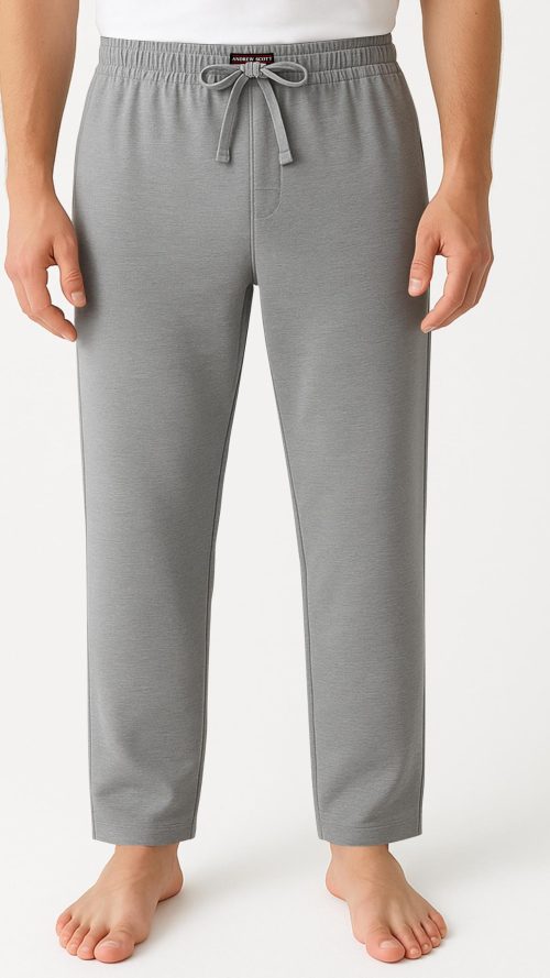 Men's 6 Pack 100% Cotton Jersey Knit Yoga Lounge & Sleep Pajama Pants