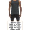 Mens Hipster Hip Hop Basic Tank Top Soft Premium Cotton Jersey Shirts, Small - 3XL Available