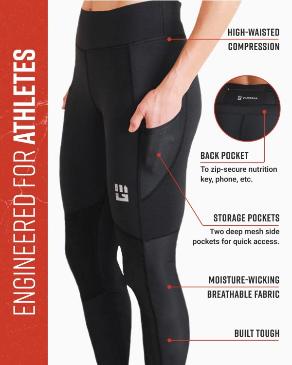 Flex-Fit Women's Full Length Compression Leggings