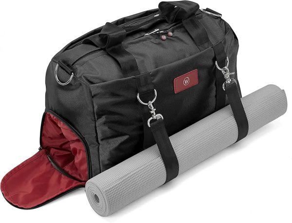 Gym Duffel Bag for Men or Women – Bag with Shoe, Laptop & Wet Compartment - Perfect Sports or Workout Shoulder Bag with Multiple