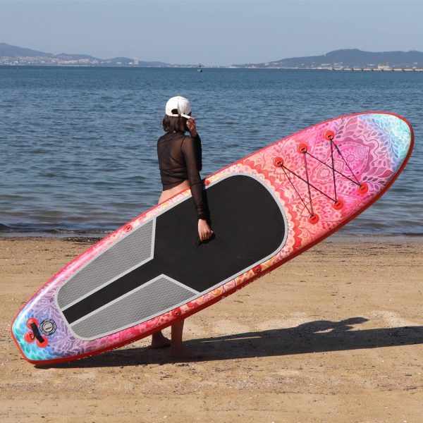 Inflatable Paddle Board for Adult, Paddle Board for All Skill Levels, Wide SUP Board with Primium Accessories Include SUP Carry