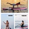 Inflatable Stand Up Paddle Board Premium SUP Accessories, Backpack, Wide Stance, Surf Control, Non-Slip Deck, Leash, Paddle and
