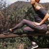 Black Moon Printed Hot Pants Leggings for Women, USA Made Sustainable Eco Luxury Activewear Quick Dry - X-Small