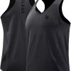 Men's 3 Pack Running Tank Top Dry Fit Y-Back Athletic Workout Tank Tops