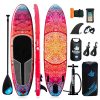 Inflatable Paddle Board for Adult, Paddle Board for All Skill Levels, Wide SUP Board with Primium Accessories Include SUP Carry