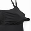 Adjustable Longline Sports Bra for Women - V Back Wireless Workout Padded Yoga Camisole Cropped Tank Tops