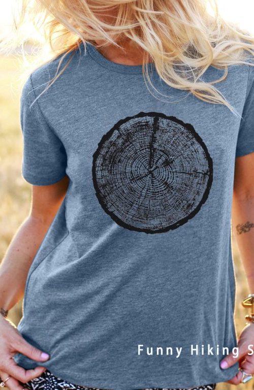 Funny Graphic Women Skinny Pine Tree Shirt Summer Hiking Camping Athletic Tees Nature Casual Comfy Clothes