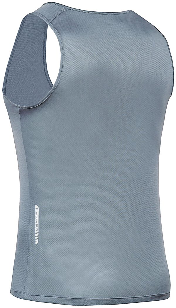Men's Running Tank Top Ultra Lightweight Marathon Singlet Shirts Dry Fit Workout Sleeveless T-Shirt