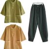 Men Women Cotton 100% Shirt or Pants Zen Meditation Clothing Yoga Clothing