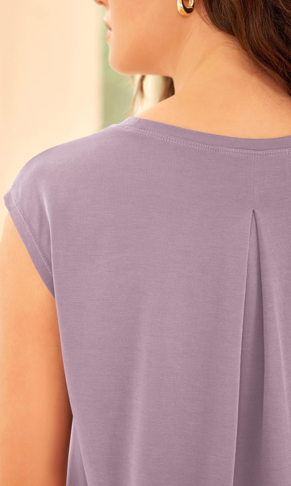 Modal Soft Sleeveless Shirts for Women Crew Neck Yoga Tee Summer Flowy Workout Tank Tops