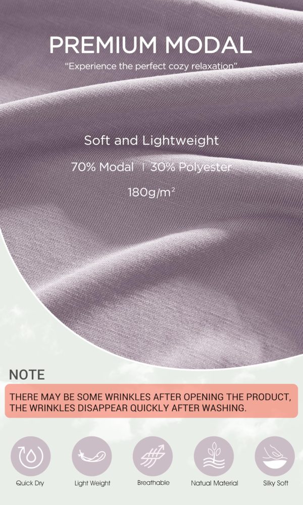 Modal Soft Sleeveless Shirts for Women Crew Neck Yoga Tee Summer Flowy Workout Tank Tops