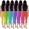Womens' Capri Length Skinny Pant Leggings | Ultra Soft Active Stretch Pants | Multi Packs & Colors