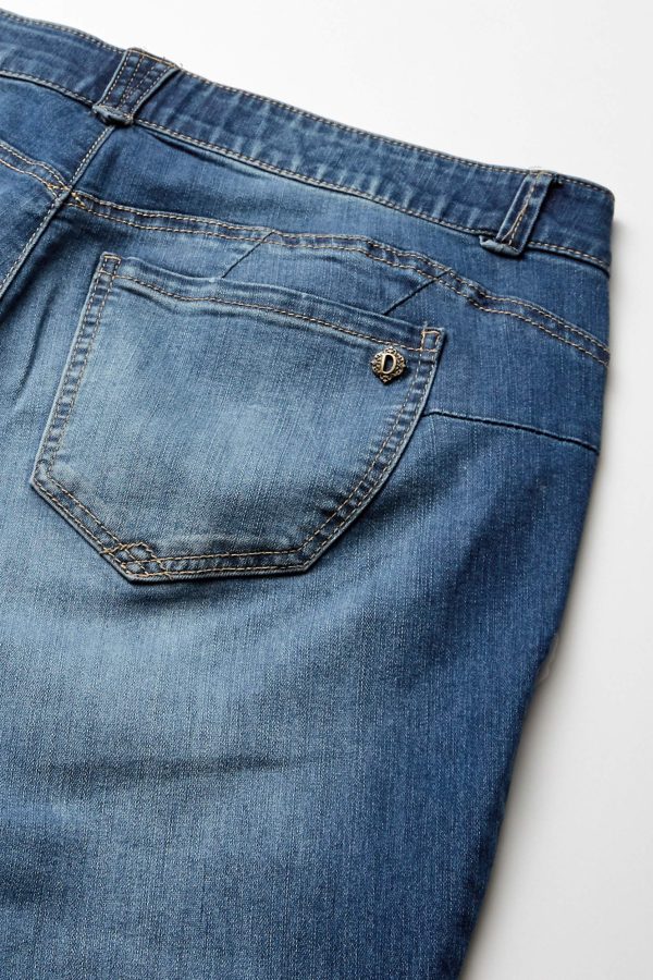 Women's Plus Size Ab Solution Straight Leg Jean