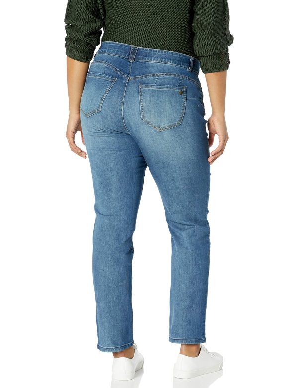 Women's Plus Size Ab Solution Straight Leg Jean