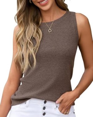 Women's Wool Blend Sweaters Non See Through All-Season Business Casual Tank 2025